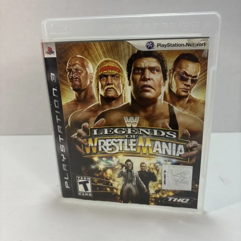 WWE Legends of WrestleMania (Sony Playstation 3, 2009) PS3 Complete CIB - Tested